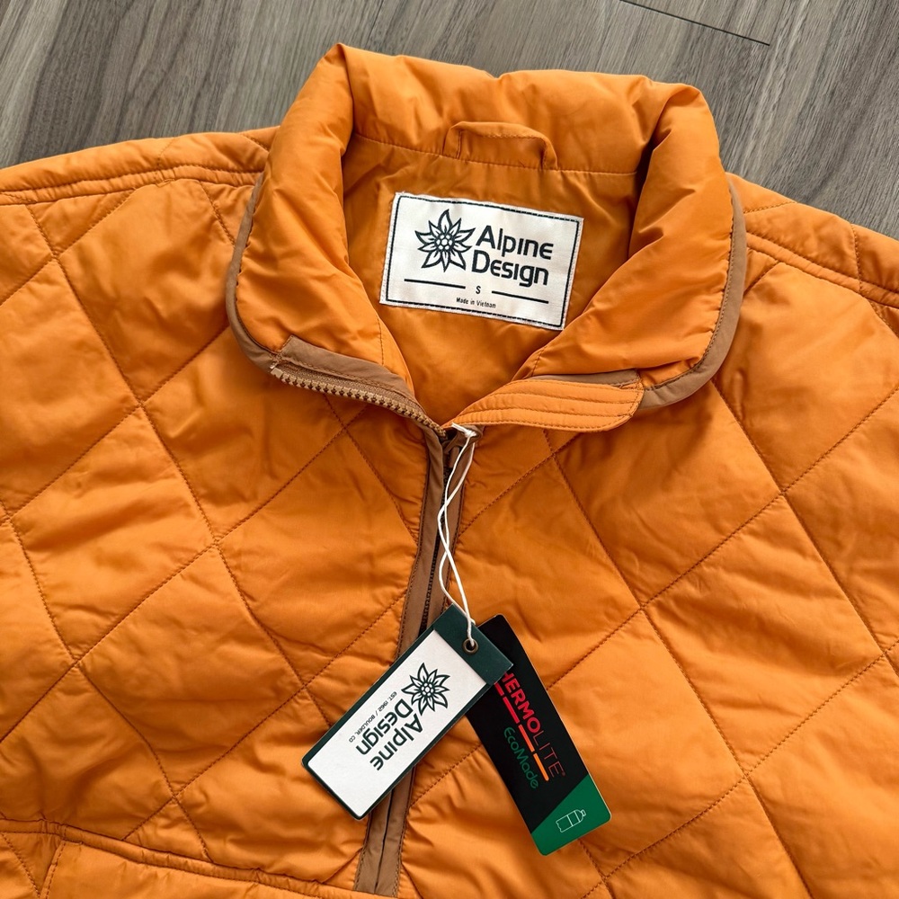 Alpine Design Orange Quilted Jacket - Picture 5 of 8